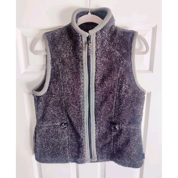 Woolrich Onyx Heather Gray Warm Winter Vest Womens Size Small S Sleeveless 7214 - Picture 3 of 13